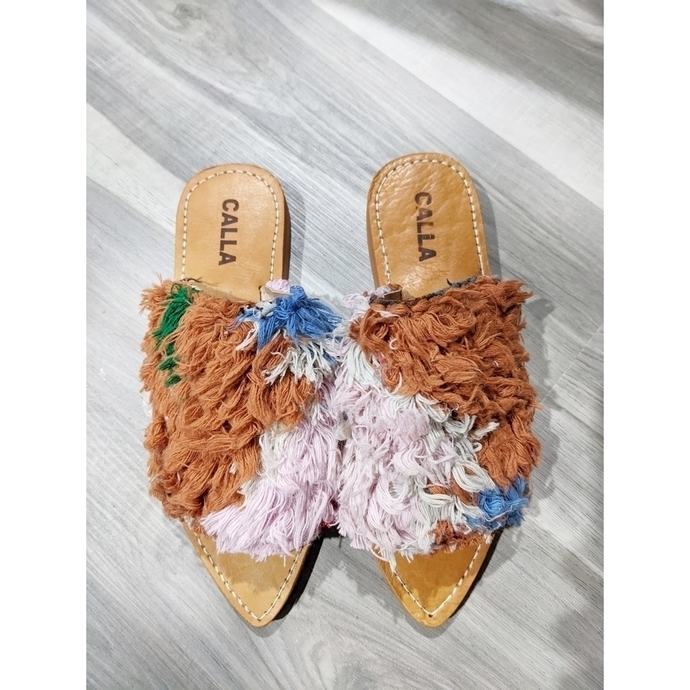Calla Paris | Moki Open-Toe Babouches (Size 8) - Picture 3 of 8